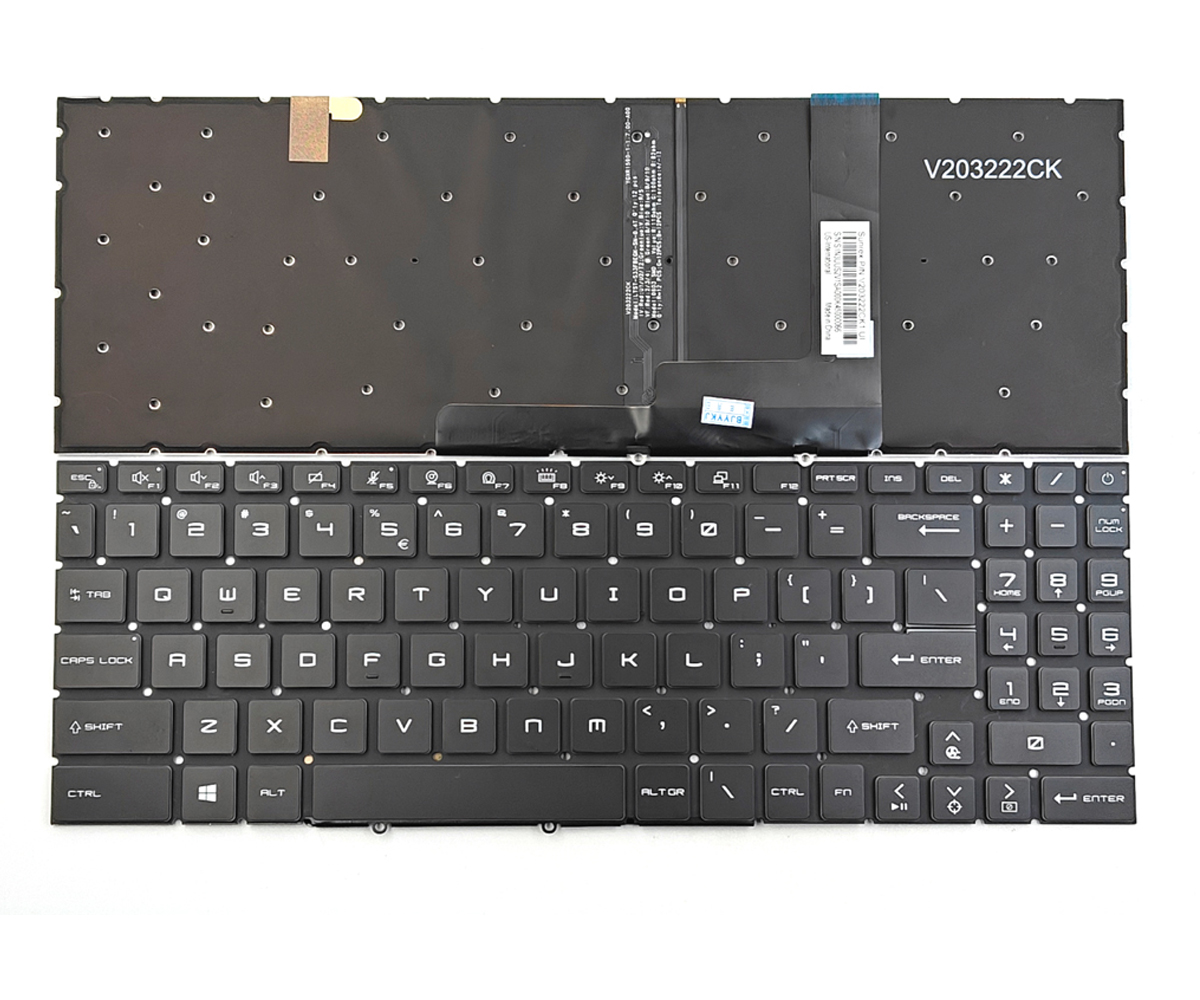 Genuine Backlit Keyboard for MSI Creator WF66 WF76 Creator-M16 Series Laptop