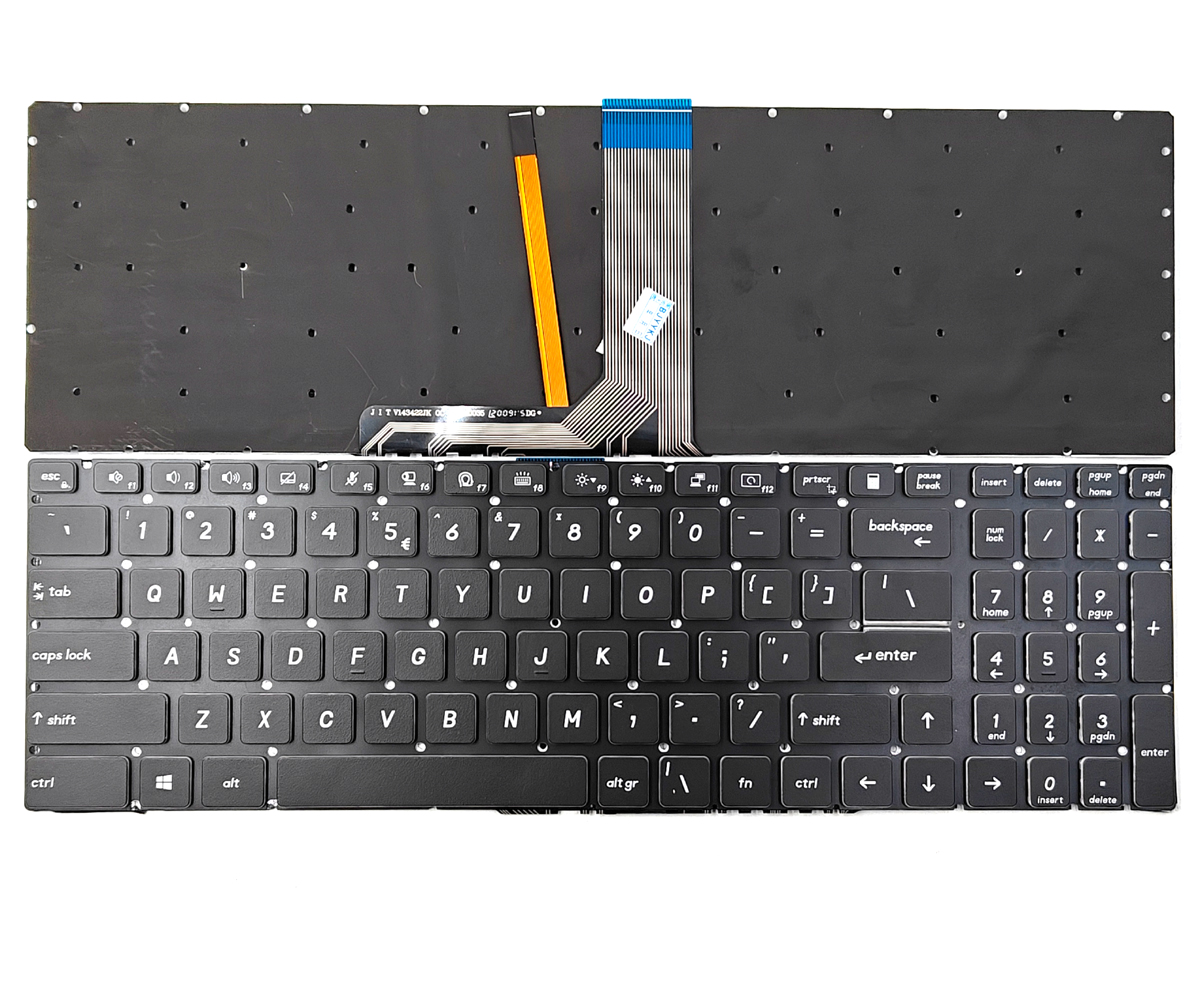 Genuine Backlit Keyboard for MSI WE76 WS75 WS76, Creator 17 A10 B11 Series Laptop