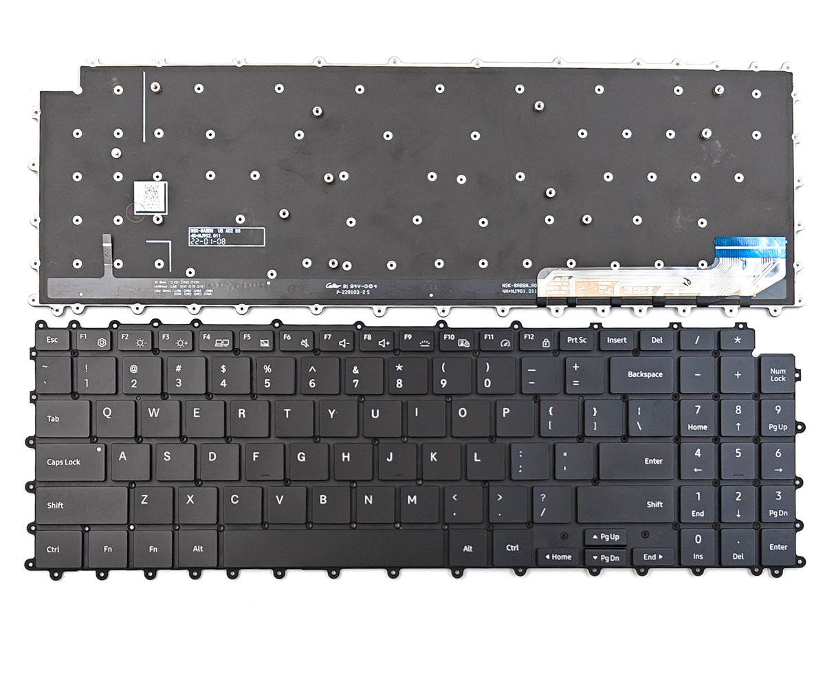 Samsung NC10 Series US Layout White Color Laptop Keyboard