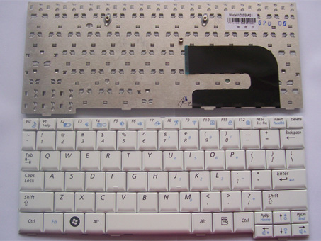 Original Samsung NC10 US Layout White Color Laptop Keyboard