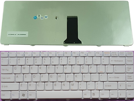 SONY VAIO VGN NR Series Laptop Keyboard White