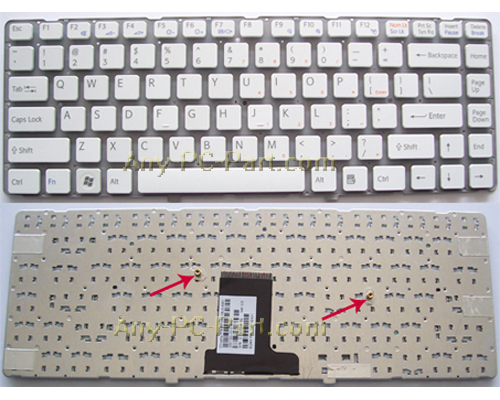 Genuine New  SONY VAIO VPCEA, VPC-EA Series Laptop Keyboard White