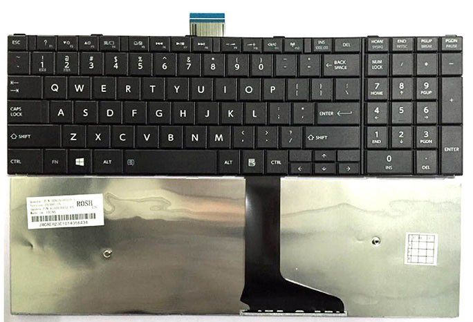 Genuine Keyboard for Toshiba Satellite C50 C50D C55 C55D Series Laptop Keyboard