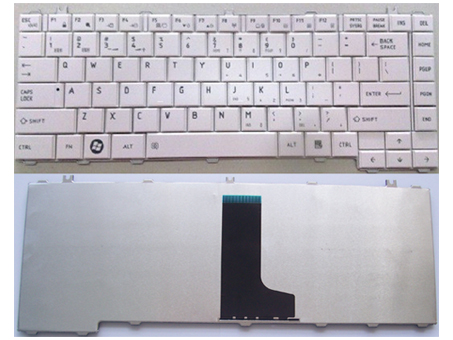 Genuine New Keyboard for Toshiba Satellite C600 C645 L600 L630 L635 L640 L645 L730 L735 L740 L745 Series Laptop -- Color:White