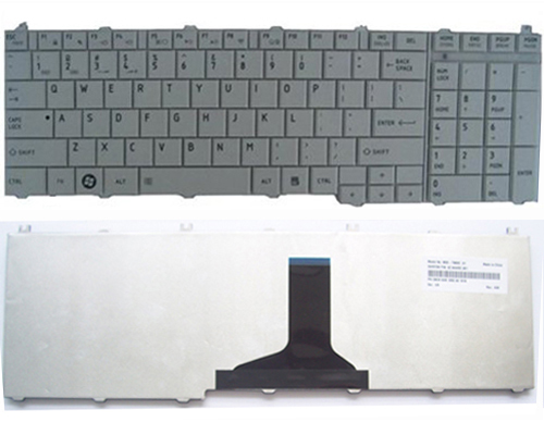 Genuine New Toshiba Satellite C650, L650D, L655D, L670, L675, L750, L775 Laptop Keyboard White