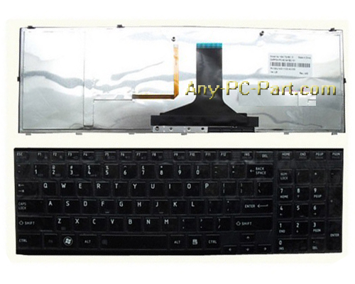 Genuine Toshiba Satellite P750 P750D P755 P755D P770 P770D P775 P775D Series Laptop Keyboard -- with Frame, with Backlit