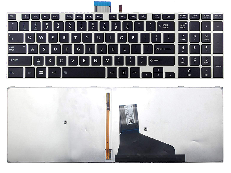 Genuine Backlit Keyboard for Toshiba Satellite L50 L55 S50 S55 Laptop