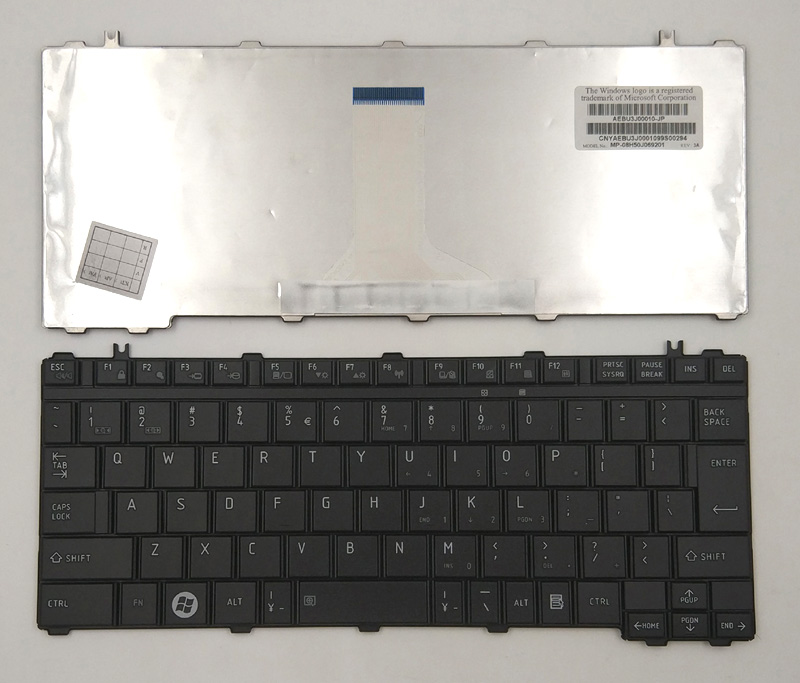 Genuine New Toshiba Satellite U500 U505, Portege M900 Laptop Keyboard - Black