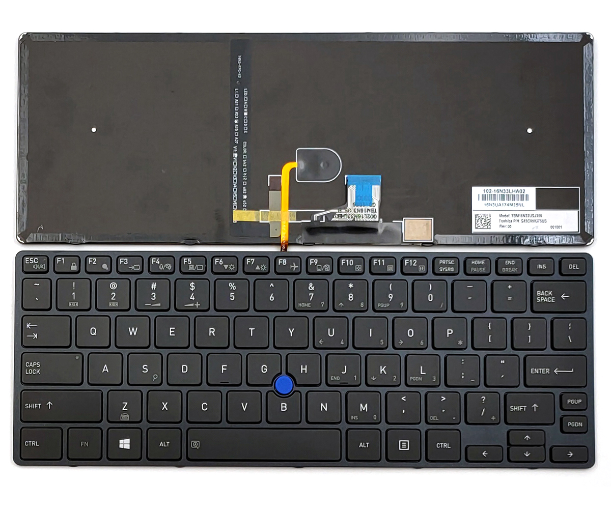 Genuine Backlit Keyboard for Toshiba Portege X30-D X30-E Series Laptop