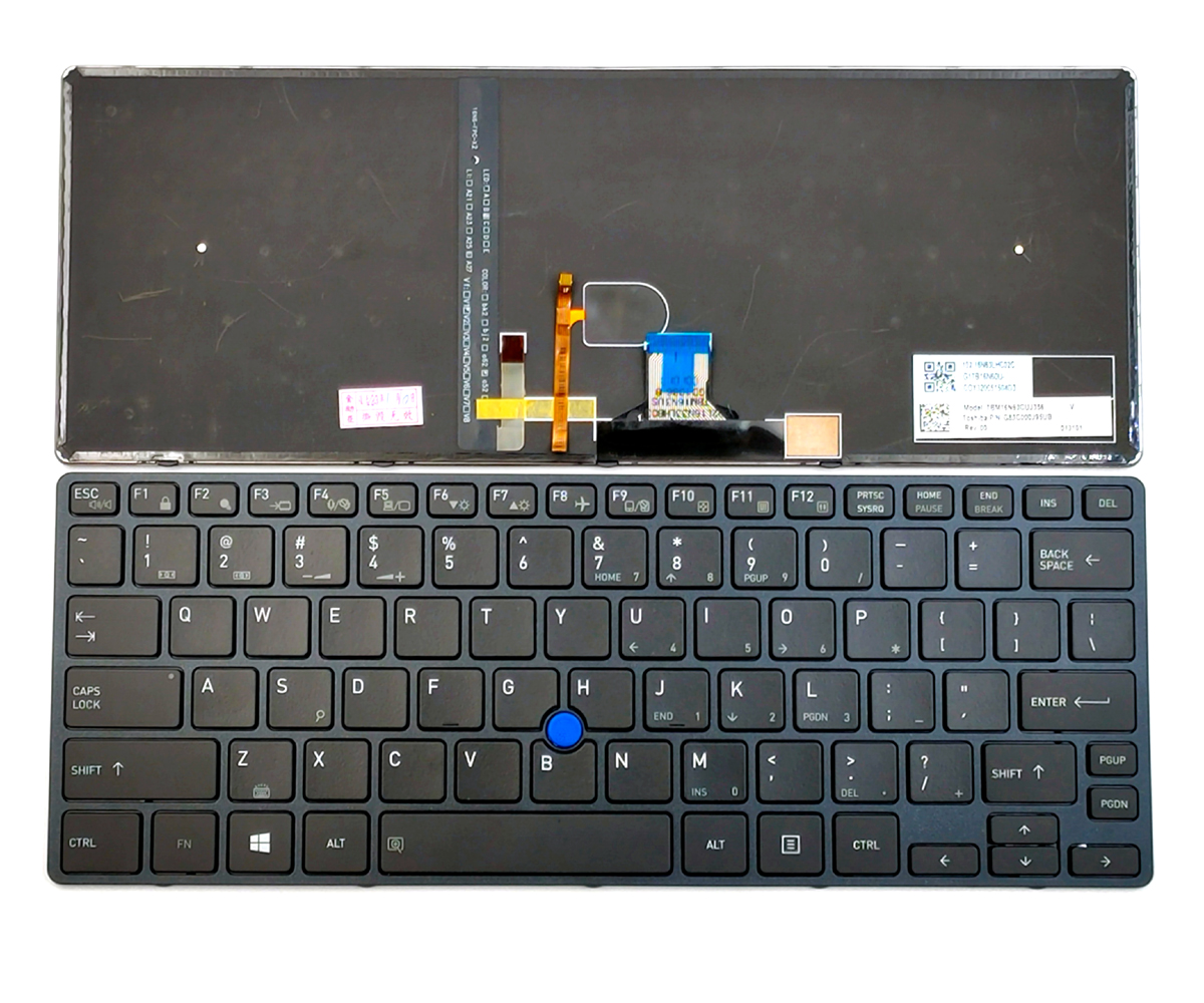 Genuine Backlit Keyboard for Toshiba Tecra X40-D X40-E Series Laptop