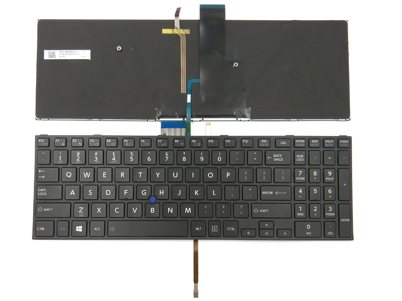 Genuine Backlit Keyboard For Toshiba Satellite Pro R50-C Tecra A50-C Z50-C Series Laptop